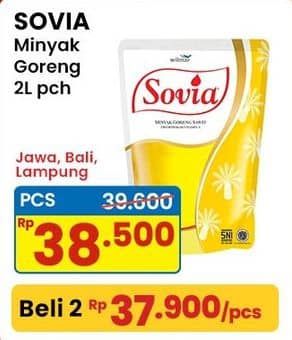 Promo Harga Sovia Minyak Goreng 2000 ml - Indomaret
