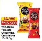 Promo Harga Torabika Toracafe Volcano Chocomelt, Caramelove per 10 sachet - Alfamart