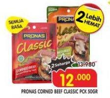 Promo Harga Pronas Corned Beef All Variants 50 gr - Superindo
