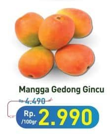 Mangga Gedong Gincu per 100 gr Diskon 33%, Harga Promo Rp2.990, Harga Normal Rp4.490