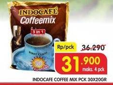 Promo Harga Indocafe Coffeemix 30 sachet - Superindo