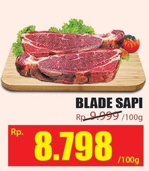 Promo Harga Daging Blade per 100 gr - Hari Hari