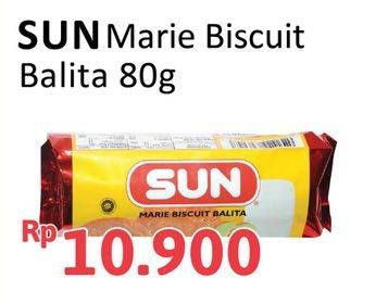 Promo Harga SUN Marie Biscuit 80 gr - Alfamidi