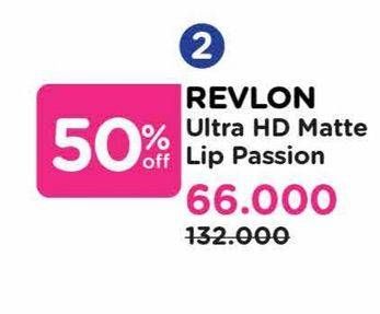 Promo Harga Revlon Ultra HD Matte Lip Color Passion  - Watsons