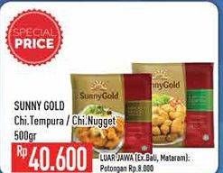 Promo Harga SUNNY GOLD Chicken Nugget/ Tempura 500gr  - Hypermart