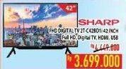 Promo Harga SHARP 2T-C42BD1i | LED TV 42"  - Hypermart