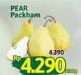 Promo Harga Pear Packham per 100 gr - Alfamidi