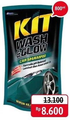 Promo Harga KIT Wash & Glow Car Shampoo 800 ml - Alfamidi