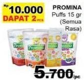 Promo Harga PROMINA Puffs All Variants per 2 pouch 15 gr - Giant