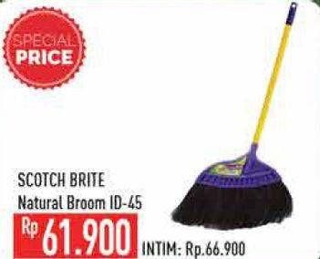 Promo Harga 3M SCOTCH BRITE Broom ID-45  - Hypermart