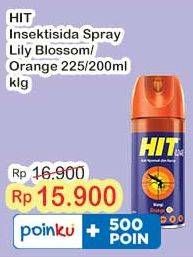 Promo Harga HIT Aerosol Lilly Blossom, Orange 200 ml - Indomaret