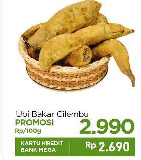 Promo Harga Ubi Bakar Cilembu per 100 gr - Carrefour