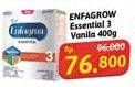 Promo Harga Enfagrow Essential 3 Susu Formula Vanila 400 gr - Alfamidi