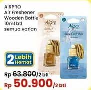 Promo Harga Airpro Wooden Bottle All Variants 10 ml - Indomaret