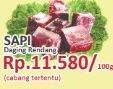 Promo Harga Daging Rendang Sapi Sapi per 100 gr - Yogya