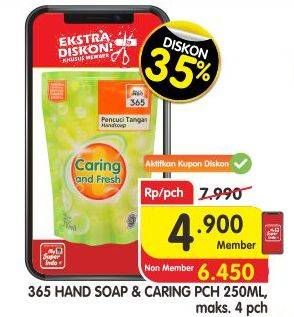 Promo Harga 365 Hand Soap 250 ml - Superindo