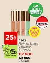 Promo Harga ESQA Flawless Liquid Concealer All Variants 15 ml - Watsons