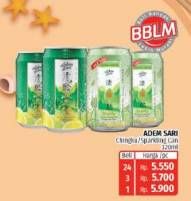 Promo Harga ADEM SARI Ching Ku Sparkling Herbal Lemon 320 ml - Lotte Grosir