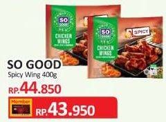 Promo Harga So Good Spicy Wing 400 gr - Yogya