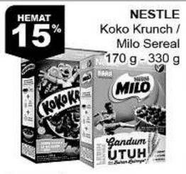 Promo Harga Koko Krunch/ Milo Cereal 170-330gr  - Giant