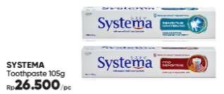 Promo Harga Systema Toothpaste Sensitive White, Pro Sensitive 105 gr - Guardian