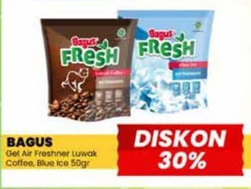 Promo Harga Bagus Fresh Air Freshener Luwak Coffee, Blue Ice 50 gr - Yogya