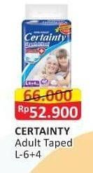 Promo Harga Certainty Adult Diapers L10 10 pcs - Alfamart