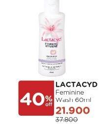 Promo Harga LACTACYD Feminime Hygiene All Variants 60 ml - Watsons