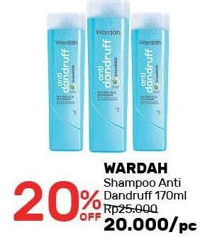 Promo Harga WARDAH Shampoo Anti Dandruff 170 ml - Guardian