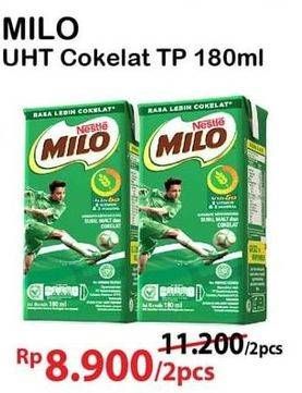 Promo Harga MILO Susu UHT 180 ml - Alfamart