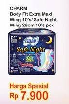 Promo Harga Body Fit Extra Maxi Wing / Safe Night Wing 29cm 10s  - Indomaret