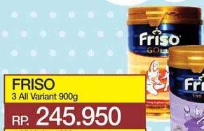 Promo Harga FRISO Gold 3 Susu Pertumbuhan All Variants 900 gr - Yogya