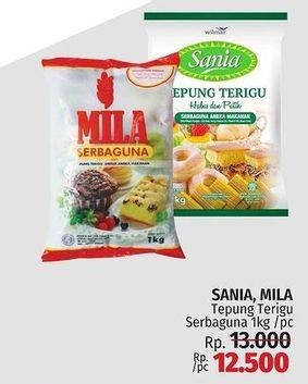 Promo Harga Sania/Mila Tepung Terigu  - LotteMart