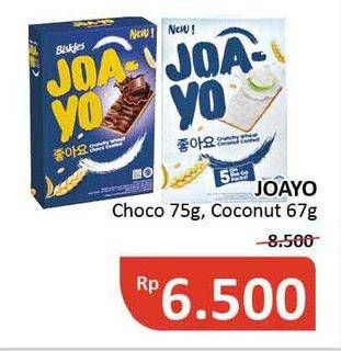 Promo Harga BISKIES Joayo Choco, Coconut 67 gr - Alfamidi