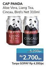 Promo Harga CAP PANDA Minuman Kesehatan Cincau, Liang Teh, Lidah Buaya, Sarang Burung 310 ml - Alfamidi