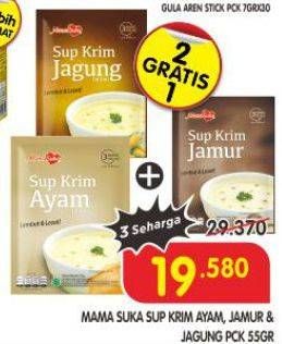 Promo Harga Mamasuka Sup Krim Ayam, Jagung, Jamur 55 gr - Superindo