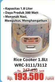 Promo Harga Welhome WRC-3111/3112  - Hari Hari