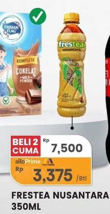 Promo Harga Frestea Minuman Teh Nusantara Original 350 ml - Carrefour