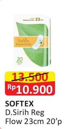 Promo Harga Softex Daun Sirih NonWing 23cm 20 pcs - Alfamart