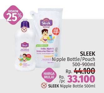 Promo Harga Sleek Baby Bottle, Nipple and Accessories Cleanser   - LotteMart