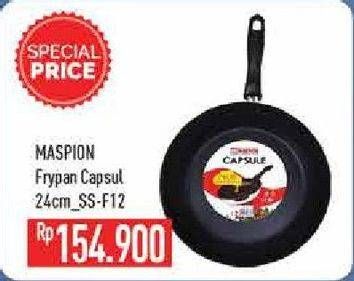 Promo Harga MASPION Frypan 24 Cm  - Hypermart