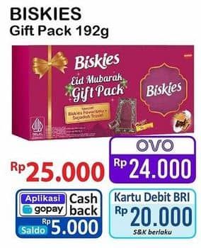 Promo Harga Biskies Eid Mubarak Gift Pack 192 gr - Alfamart