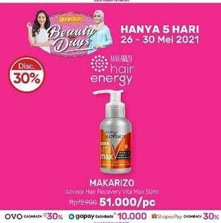 Promo Harga MAKARIZO Hair Recovery Vitamax 50 ml - Guardian