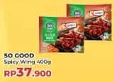Promo Harga So Good Spicy Wing 400 gr - Yogya