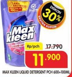 Promo Harga Max Kleen Liquid Detergent 700 ml - Superindo