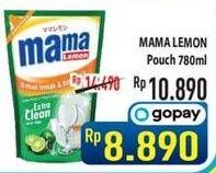 Promo Harga MAMA LEMON Cairan Pencuci Piring Jeruk Nipis 780 ml - Hypermart