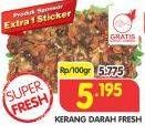 Promo Harga Daging Kerang Dara Fresh per 100 gr - Superindo