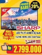 Promo Harga SHARP 2T-C42BB1i | Android TV 42"  - Hypermart