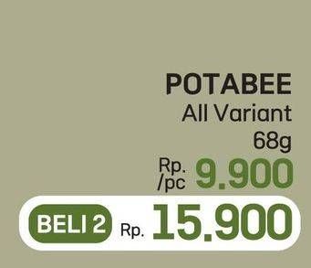 Promo Harga Potabee Snack Potato Chips All Variants 68 gr - LotteMart