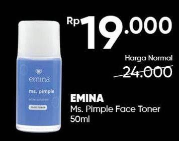 Promo Harga EMINA Ms Pimple Face Toner 50 ml - Guardian